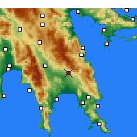 Nearby Forecast Locations - Geraki - карта