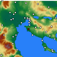 Nearby Forecast Locations - Эпаноми - карта