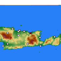 Nearby Forecast Locations - Malia - карта