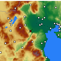 Nearby Forecast Locations - Верия - карта