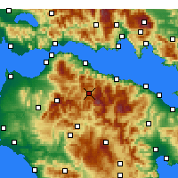 Nearby Forecast Locations - Калаврита - карта