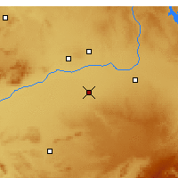 Nearby Forecast Locations - Томельосо - карта
