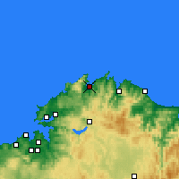 Nearby Forecast Locations - Ортигейра - карта