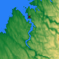 Nearby Forecast Locations - Кангиксуалуджуак - карта