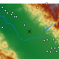 Nearby Forecast Locations - Madera - карта