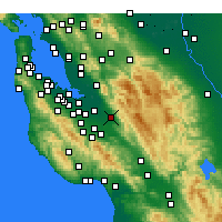 Nearby Forecast Locations - San Jose/Reid - карта