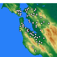 Nearby Forecast Locations - San Carlos - карта