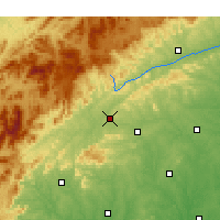 Nearby Forecast Locations - Morganton - карта