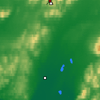 Nearby Forecast Locations - Ред-Дог-Майн - карта