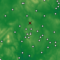Nearby Forecast Locations - Cannock - карта