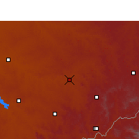 Nearby Forecast Locations - Senekal - карта
