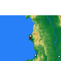 Nearby Forecast Locations - Баия-Солано - карта