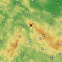 Nearby Forecast Locations - Броттероде - карта