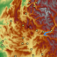 Nearby Forecast Locations - Аньер-ан-Деволюи - карта