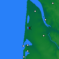 Nearby Forecast Locations - Lacanau - карта