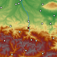 Nearby Forecast Locations - Фуа - карта