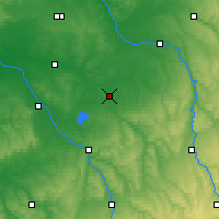 Nearby Forecast Locations - Бриен-ле-Шато - карта
