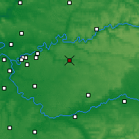 Nearby Forecast Locations - Coulommiers - карта