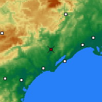 Nearby Forecast Locations - Paulhan - карта