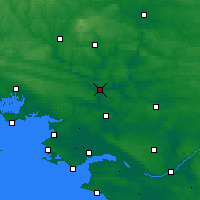 Nearby Forecast Locations - Редон - карта