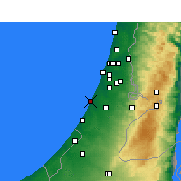 Nearby Forecast Locations - Ашдод - карта