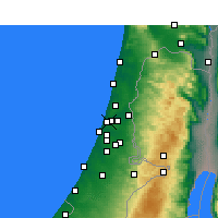 Nearby Forecast Locations - Рамат-Ган - карта
