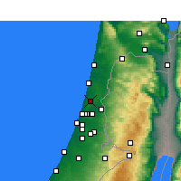Nearby Forecast Locations - Раанана - карта