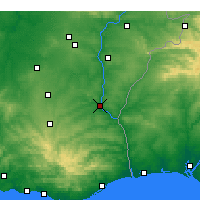 Nearby Forecast Locations - Мертола - карта