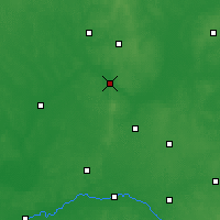 Nearby Forecast Locations - Ломжа - карта