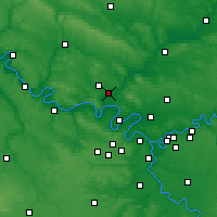 Nearby Forecast Locations - Понтуаз - карта