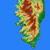 Nearby Forecast Locations - Кауро - карта