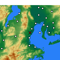 Nearby Forecast Locations - Судзука - карта