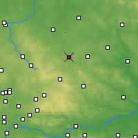 Nearby Forecast Locations - Obiechów - карта