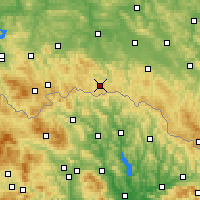 Nearby Forecast Locations - Жидовске - карта
