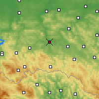Nearby Forecast Locations - Ясло - карта