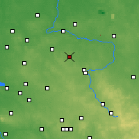 Nearby Forecast Locations - Клобуцк - карта