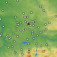 Nearby Forecast Locations - Семяновице-Слёнске - карта