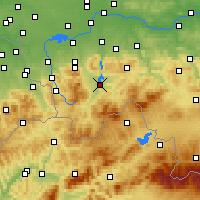 Nearby Forecast Locations - Живец - карта