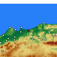 Nearby Forecast Locations - Бумердес - карта