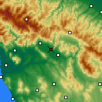 Nearby Forecast Locations - Прато - карта
