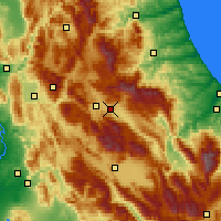 Nearby Forecast Locations - Л’Акуила - карта