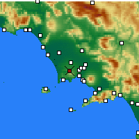 Nearby Forecast Locations - Марано-ди-Наполи - карта
