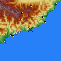 Nearby Forecast Locations - Сан-Ремо - карта