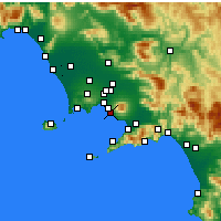 Nearby Forecast Locations - Эрколано - карта