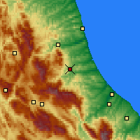 Nearby Forecast Locations - Терамо - карта