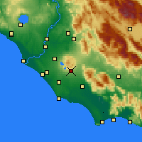Nearby Forecast Locations - Веллетри - карта