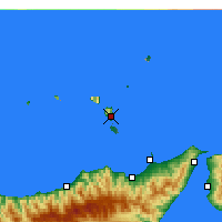 Nearby Forecast Locations - Lipari - карта