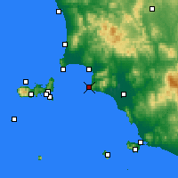 Nearby Forecast Locations - Punta Ala - карта