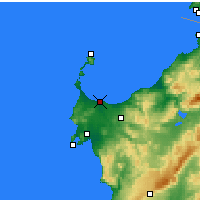 Nearby Forecast Locations - Порто-Торрес - карта