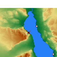 Nearby Forecast Locations - Wade El Dom Marina - карта